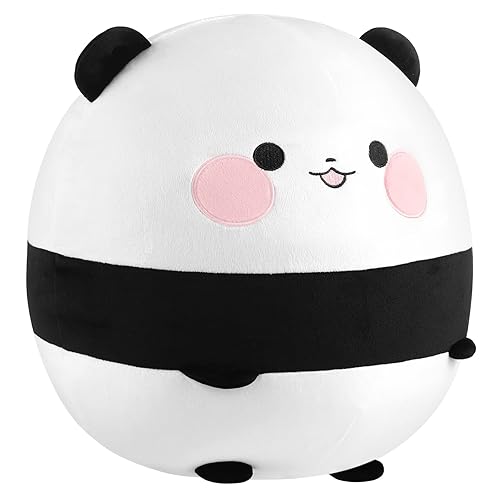 GAGAKU Panda Plüschkissen 30cm Panda Plüschtier Kuscheltie für Kinder Panda Erwachsene süßes Panda Stofftier Geschenk für Geburtstag Jahrestag - 1_Panda