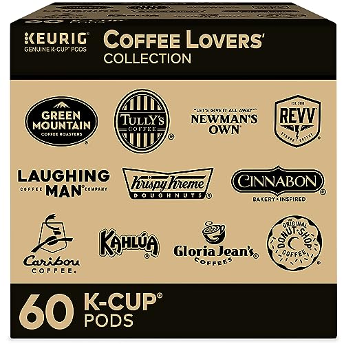 Keurig Coffee Lovers' Collection Variety Pack, Single-Serve Coffee K-Cup Pods Sampler, 60 Count - Breakfast Blend - 60 Count (Pack of 1)