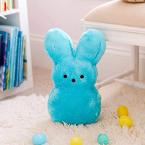Animal Adventure | Shaggy Bunny Peeps | 15” Collectible Plush | Blue - Blue - 15"