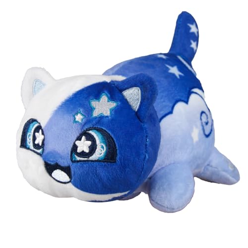 Womise Cat Stuffed Animal Plush,Cat Food Plushies Cat Mee Meow, Cute Anime Cartoon Cat Stuffed Animal Figure Toy Plush Pillow Gift for Kids and Festival Gift (Moon Cat) - Moon Cat