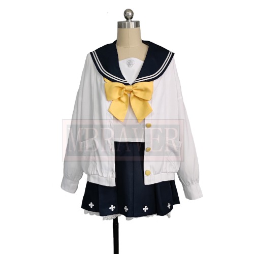 Blue Archive Ajitani Hifumi Sailor Suit Dress Skirt Daily Casual Wear Cos Cosplay Costume Halloween Custom Made Any Size