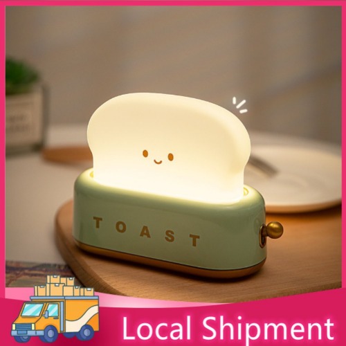 Toast Lamp | Cute Bread Retro Night Light Warm Candle Table LED Baby Sleep Aesthetic Gift Home Decor | Shopee Philippines