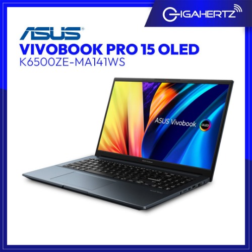 Asus Vivobook Pro 15 K6500ZE-MA141WS | 15.6" OLED | i5-12450H | RTX™ 3050 Ti | 16 GB RAM | 512 GB SSD | WIN11 | Blue