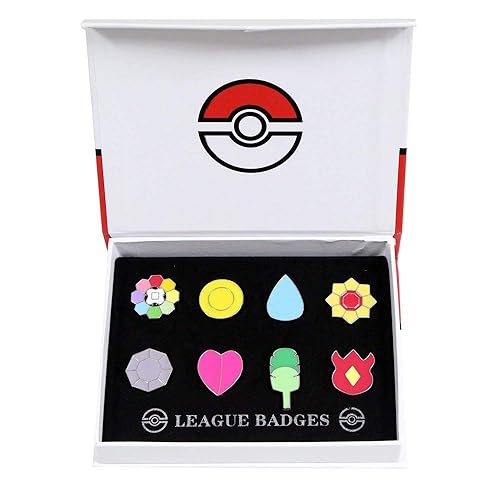8Pcs Pocket Monsters Gym Badges Collection