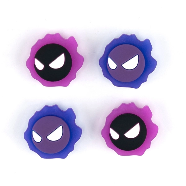 Glow in the Dark Gastly Switch Thumb Grips Ghost Analog Caps Halloween - Switch/OLED/Lite