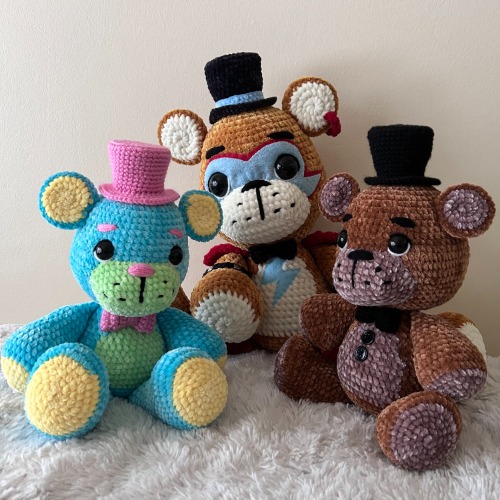 Receita Amigurumi Freddy