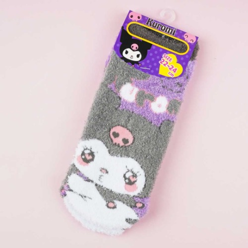 Kuromi Fluffy Room Socks | Default Title