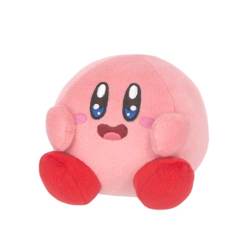 三英貿易 星のカービィ カービィのグルメフェス ミニぬいぐるみ カービィピンク W11×D11×H10cm KGF-01 - ミニぬいぐるみ カービィピンク