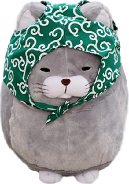 Zen Cat Plushie (3 COLORS, 2 SIZES) by Subtle Asian Treats - Gray / 16? / 40 cm