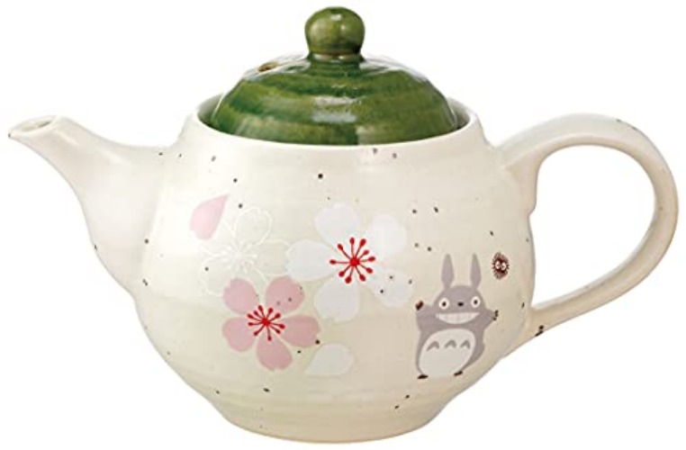 Studio Ghibli - My Neighbor Totoro - Sakura/Cherry Blossom, Skater Traditional Japanese Porcelain Dish Series - Teapot