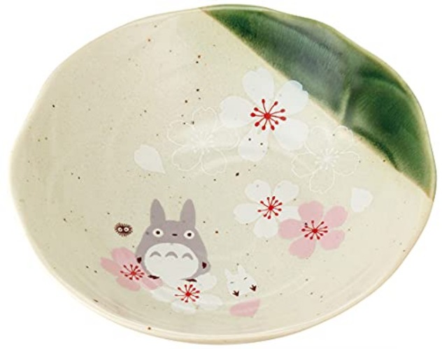 Studio Ghibli - My Neighbor Totoro - Sakura/Cherry Blossom, Skater Traditional Japanese Porcelain Dish Series - Salad Plate/Bowl