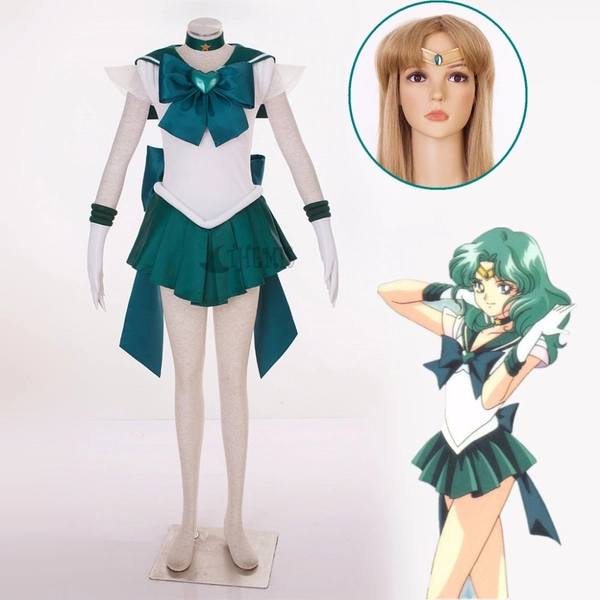 Kaiou Michiru Sailor Moon / Sailor Neptune cosplay costume S super animated - Animeely