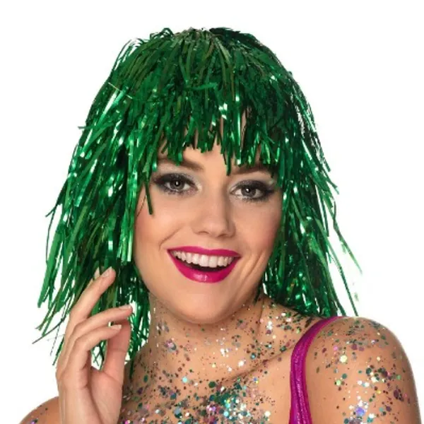 Green Saint Patrick wig for women