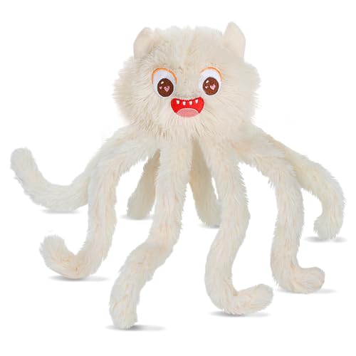 DODODOLA Dog Toys Squeaky Dog Toys with Crinkle Paper Cute Stuffed Octopus Durable Dog Plush Toys for Large Breed Dog Chew Toys for Small, Medium, Large Dogs - Octopus
