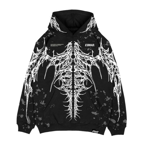 Emperor Of Radiance - Heavy Oversized Hoodie 400GSM - L / black