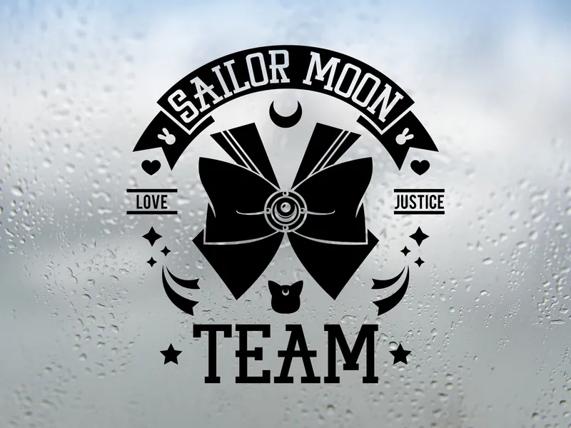 Vinyl Decal - Team Sailor Moon Sticker