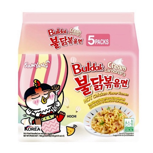 Samyang Buldak Hot Chicken Carbonara Ramen