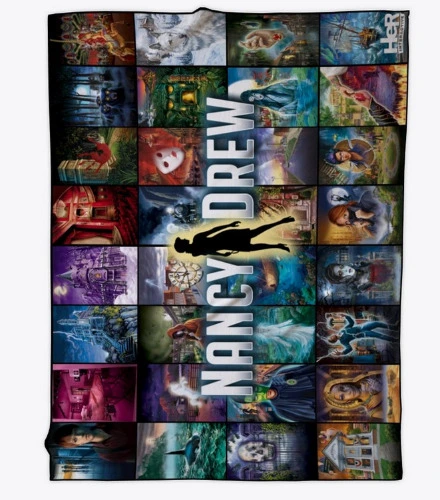 Nancy Drew Game Art Fleece Blanket