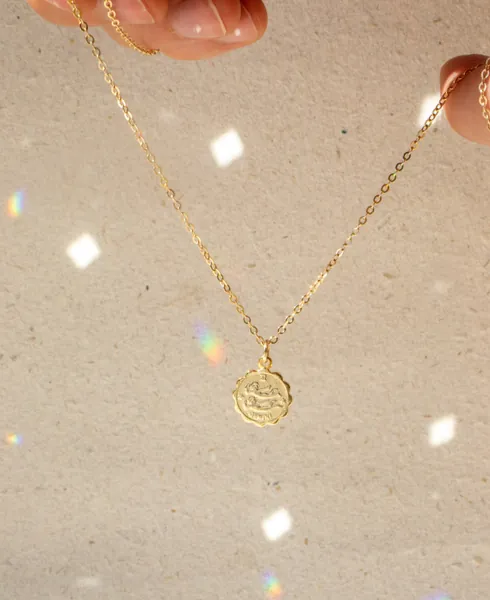 Dainty Zodiac Necklace | Zodiac Necklace | Delicate Zodiac Necklace | Gold Zodiac Necklace | Horoscope Necklace | Celestial Jewelry