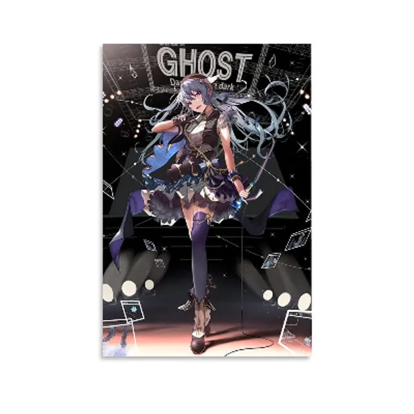 woplmh hololive hoshimachi suisei Poster Poster Decorative Painting Canvas Wall Art Living Room Posters Bedroom Painting 24x36inch(60x90cm)