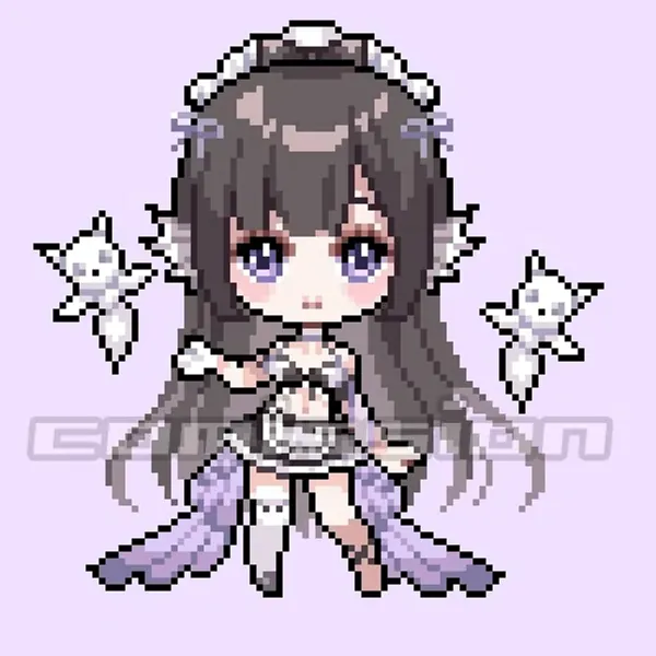 Surprise me+PWYW pixel fullbody chibi by Gulugulu🐾 (@GULUGULU_CAT)