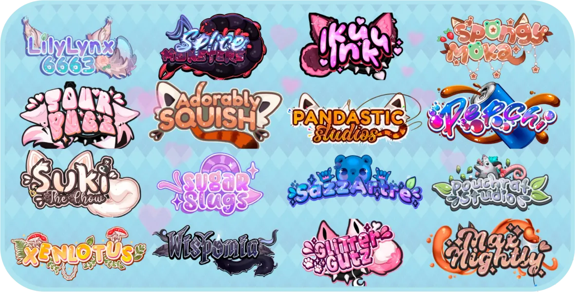 VTUBER logo / watermarks by iMoonchi (@iMoonchi)