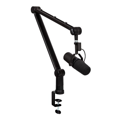 IXTECH Boom Arm - Adjustable 360° Rotatable Microphone Arm - Sturdy Stainless Steel Mic Arm Desk, Table Stand - Foldable Scissor Arm - Stable Microphone Mount Arms for Radio Studio, Podcast, Gaming