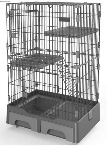 Spiffy Cat Cage for Outdoor Cattos!