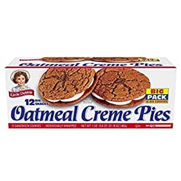Little Debbie Oatmeal Creme Pie Big Pack - PACK OF 3