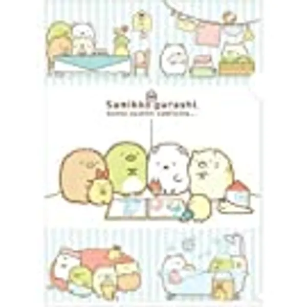 San-X Sumikko Gurashi Clear Folder (Stripe) [FY07006] (Japan Import)