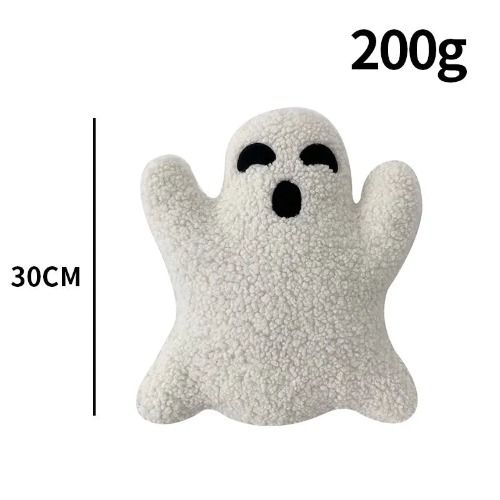 Halloween Ghost Pillow Plush Spooky Cushion Gift - 30CM