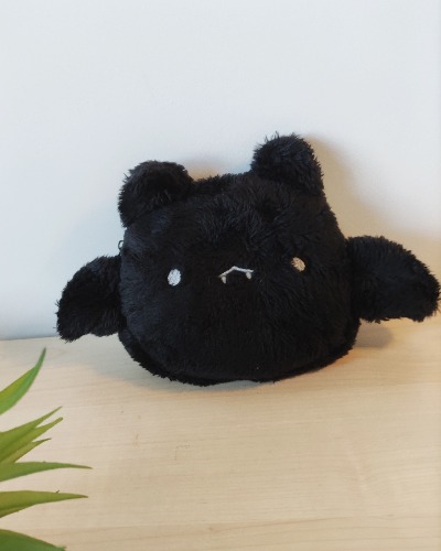Bat plush pouch