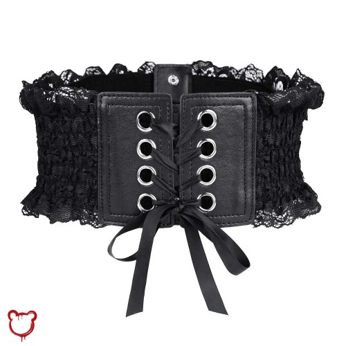 Black Lace-Up Belt Supremacy