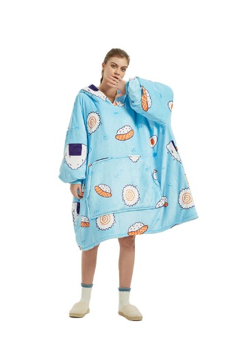 Hoodie Blanket - sushi