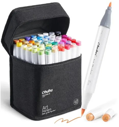 Ohuhu Alcohol Markers 48 Colours