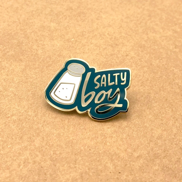 Salty Boy - Hard Enamel Pin - Lapel Pin