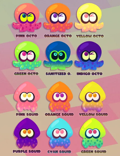 Splatoon Phone Grips | Squids N' Octos