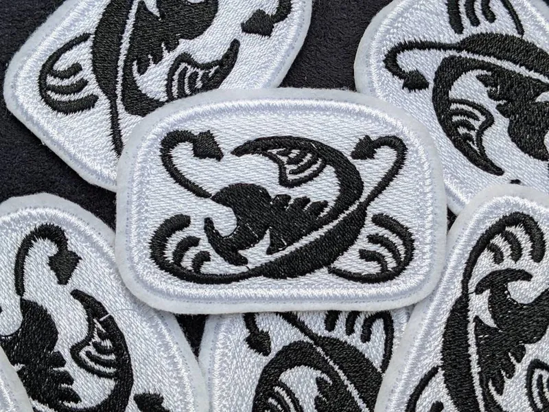 Nintendo Splatoon Grizzco logo embroidered 70mm Iron on patch