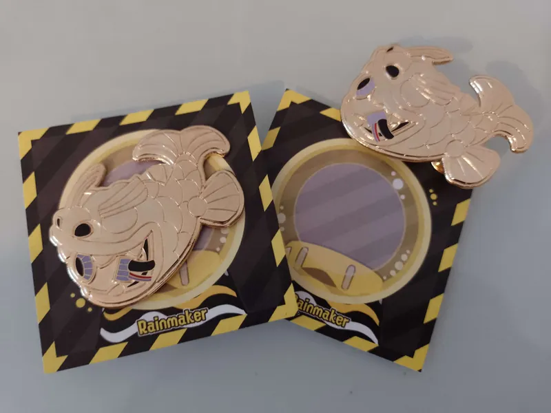 Splatoon RANKED modes BADGE (Enaml Pin)