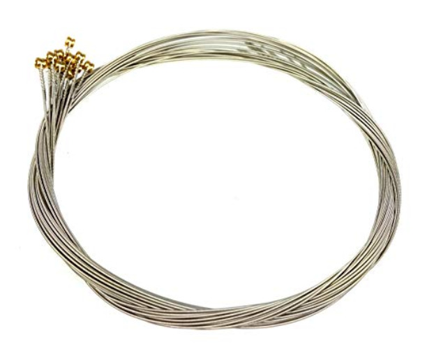 12-pack 38ga. (.038") Nickel-Wound Electric Guitar Strings - Made in the USA!