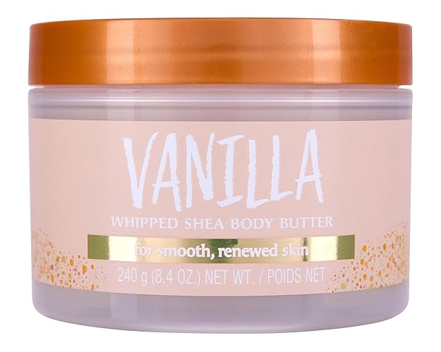 Tree Hut Vanilla Whipped Shea Body Butter | Long-lasting Hydration Leaves Skin Feeling Soft & Moisturized | Lightweight | Nourishing Essential Body Care | 8.4 fl oz. - Vanilla