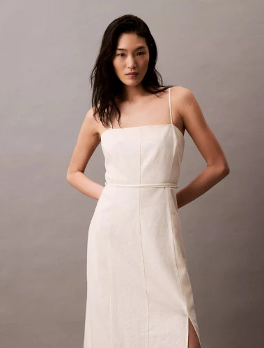 CK Linen Blend Dress
