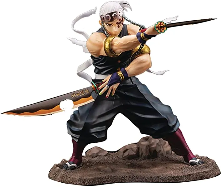 Kotobukiya Demon Slayer: Kimetsu no Yaiba: Tengen Uzui ARTFX J Statue, Multicolor : Toys & Games