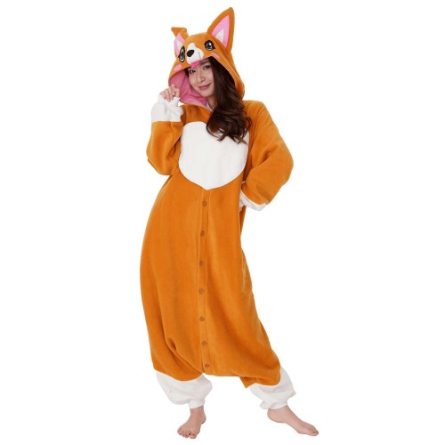Panda Kigurumi (All Ages Costume) - Adults Orangey
