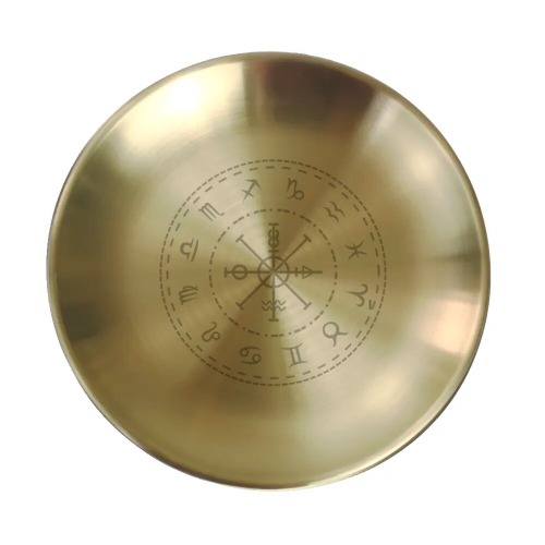 Burnt Offerings Stainless Steel Altar Bowl - Zodiac Constellations