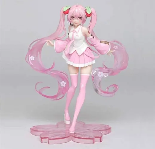 Pink Hatsune Miku figure