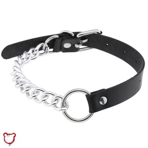 Black Leather Choker