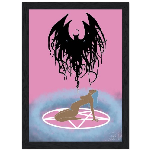 Ceremony of Surrender - Classic Semi-Glossy Paper Wooden Framed Poster - A4 21x29.7 cm / 8x12″ / Black frame - No passepartout