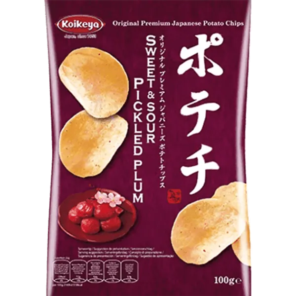 Koikeya Sweet&Sour Pickled Plum Chips 100g