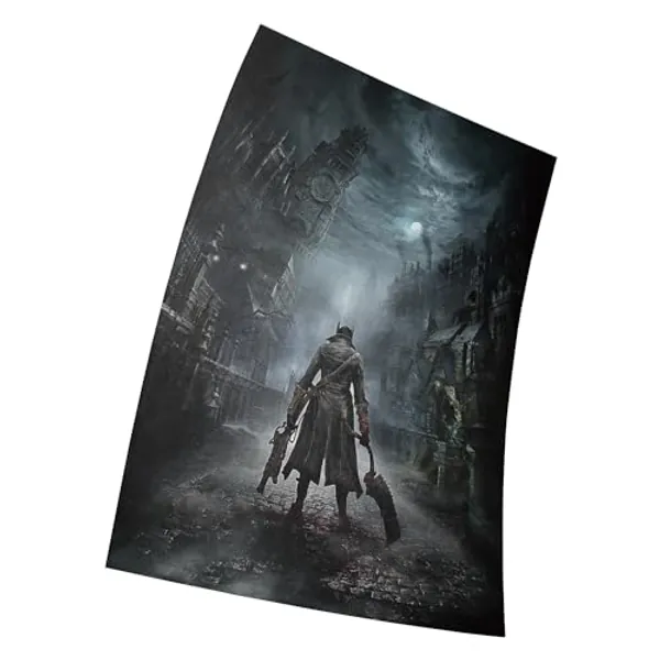 Bloodborne Poster Größe 11" x 17"(28 x 43 cm) Dekorative Rahmenloses Kunst Geschenk Leinwand Poster